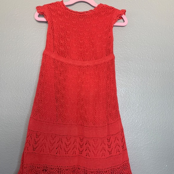 Red Sleeveless Dress GAP 5T - Picture 3 of 7